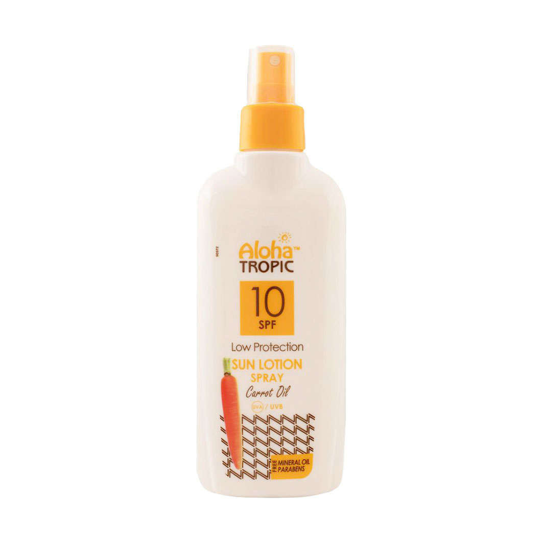 Лосьйон для засмаги тіла Madis Aloha Tropic Low Protection Sun Lotion Spray SPF 10, 200 мл